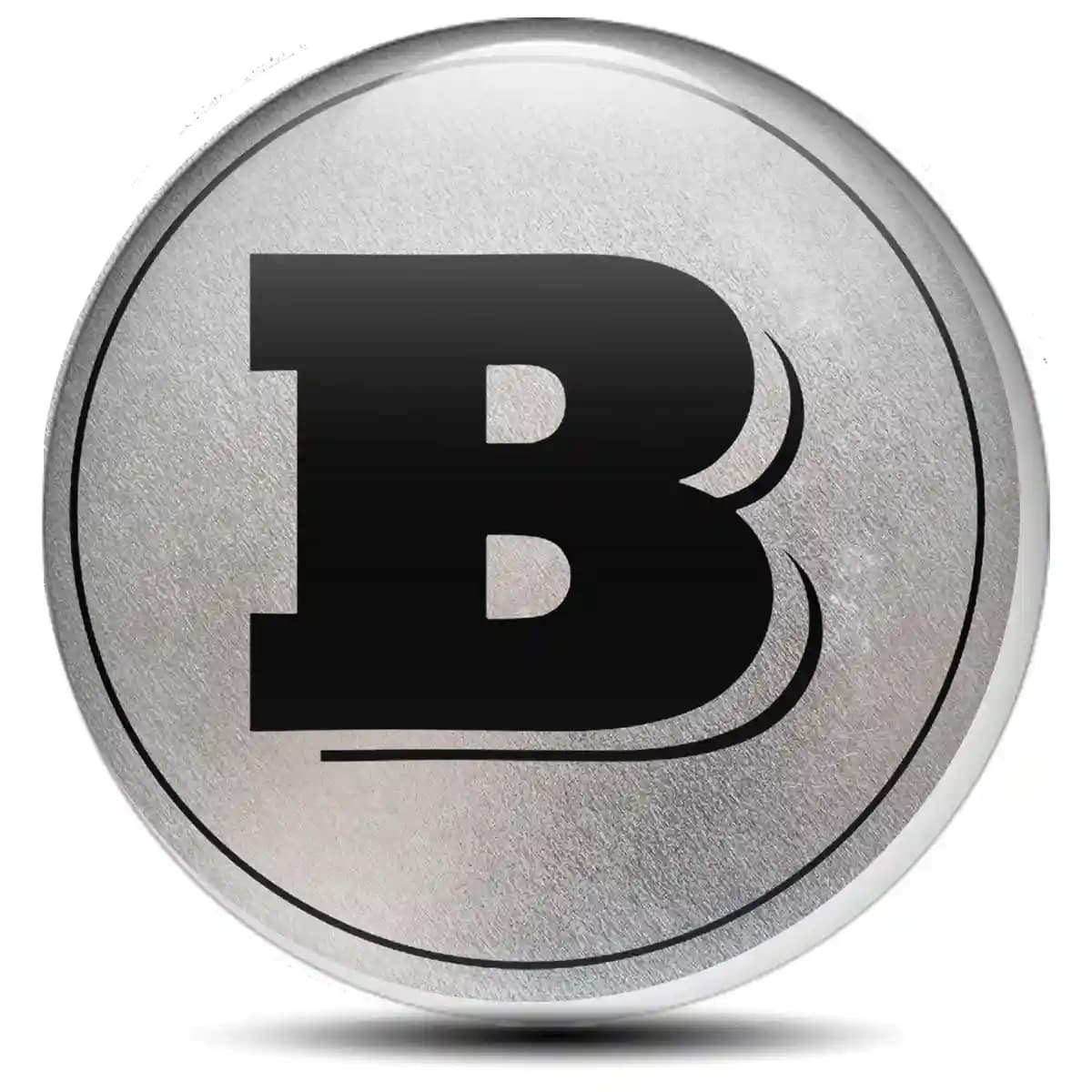 Mercedes BRABUS Emblem Wheel Center Caps High Quality