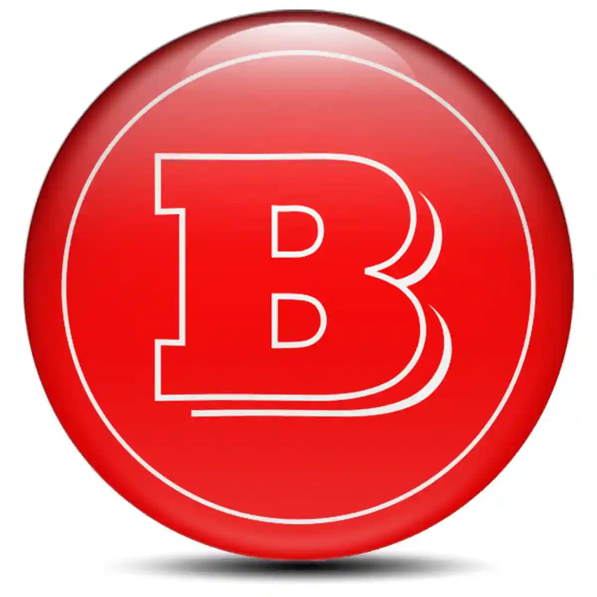 Mercedes BRABUS Logo Emblem Self-Adhesive Stylish Design