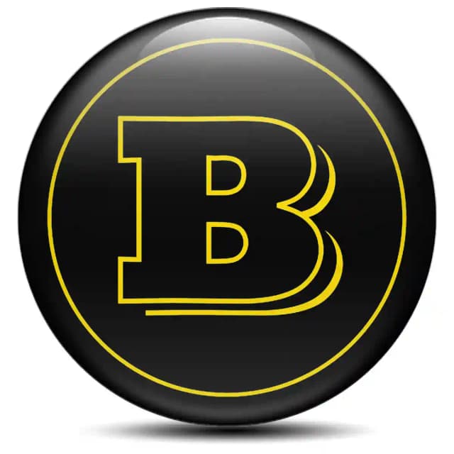Mercedes BRABUS Logo Emblem Stylish Design