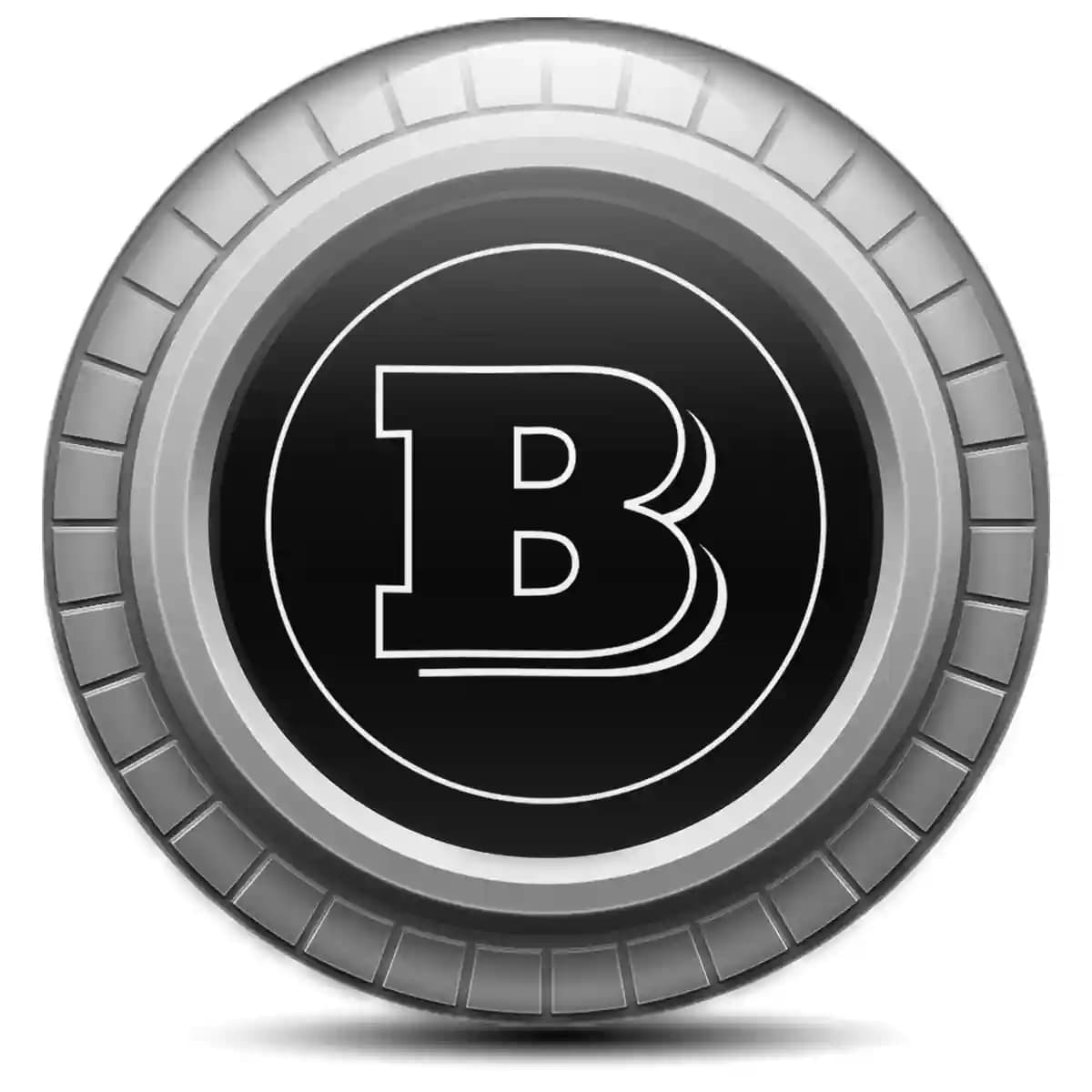 Mercedes BRABUS Wheel Emblem Self-Adhesive High Quality