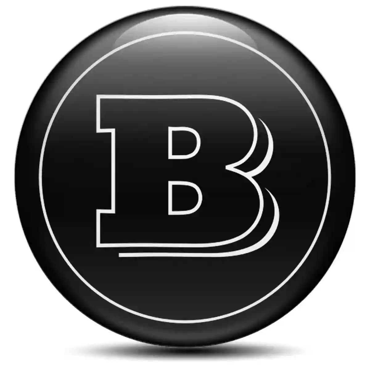 Mercedes BRABUS Wheel Emblems Stylish Design