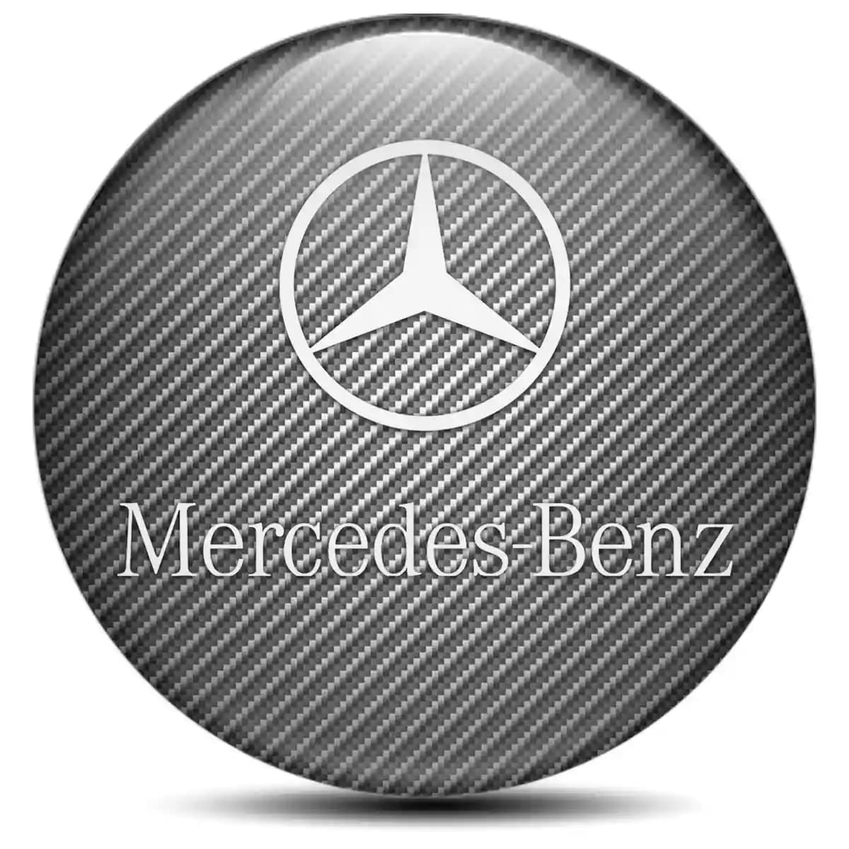 Mercedes Domed Emblem Self-Adhesive High Quality