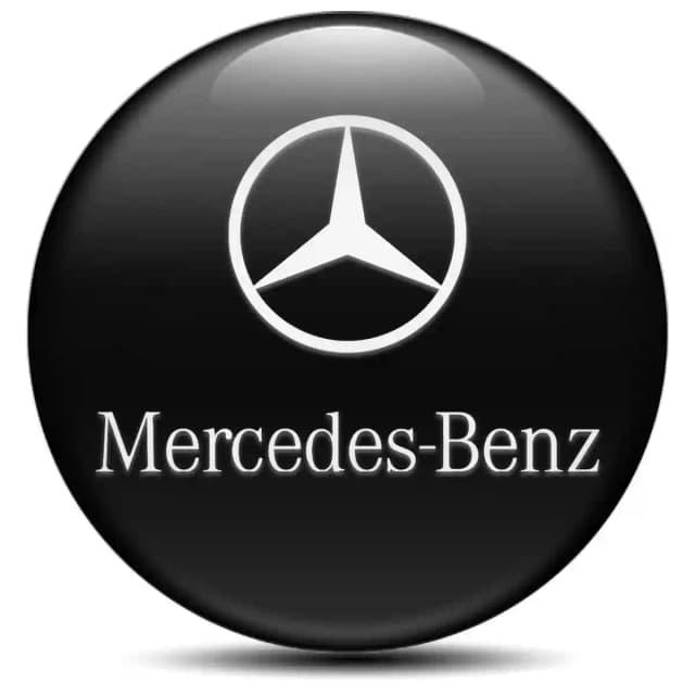 Mercedes Domed Emblem Self-Adhesive Stylish Design