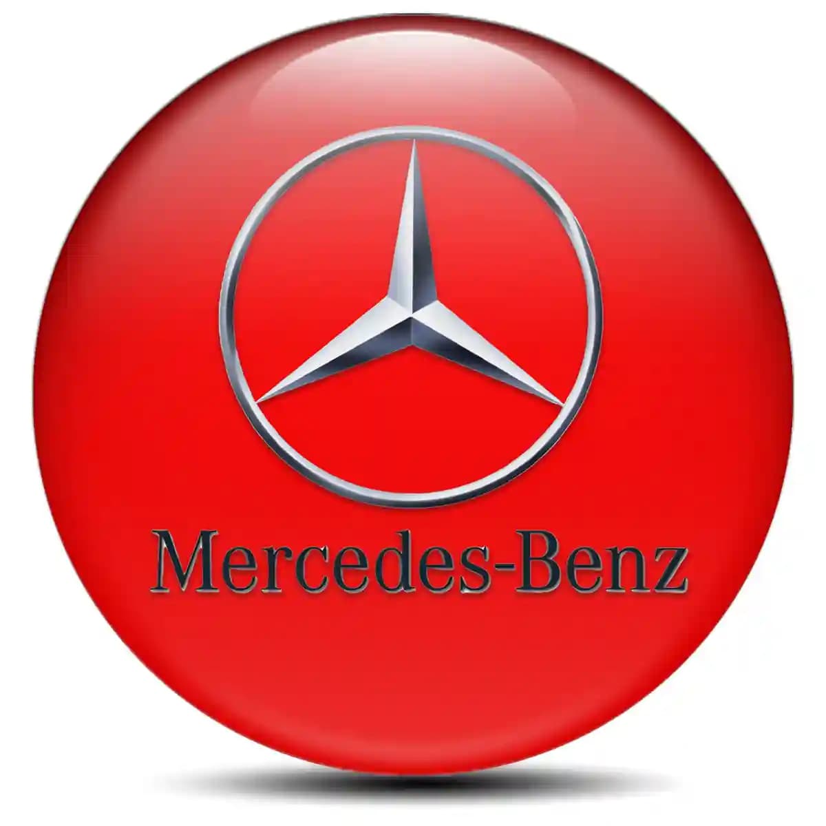 Mercedes Domed Emblem Stylish Design