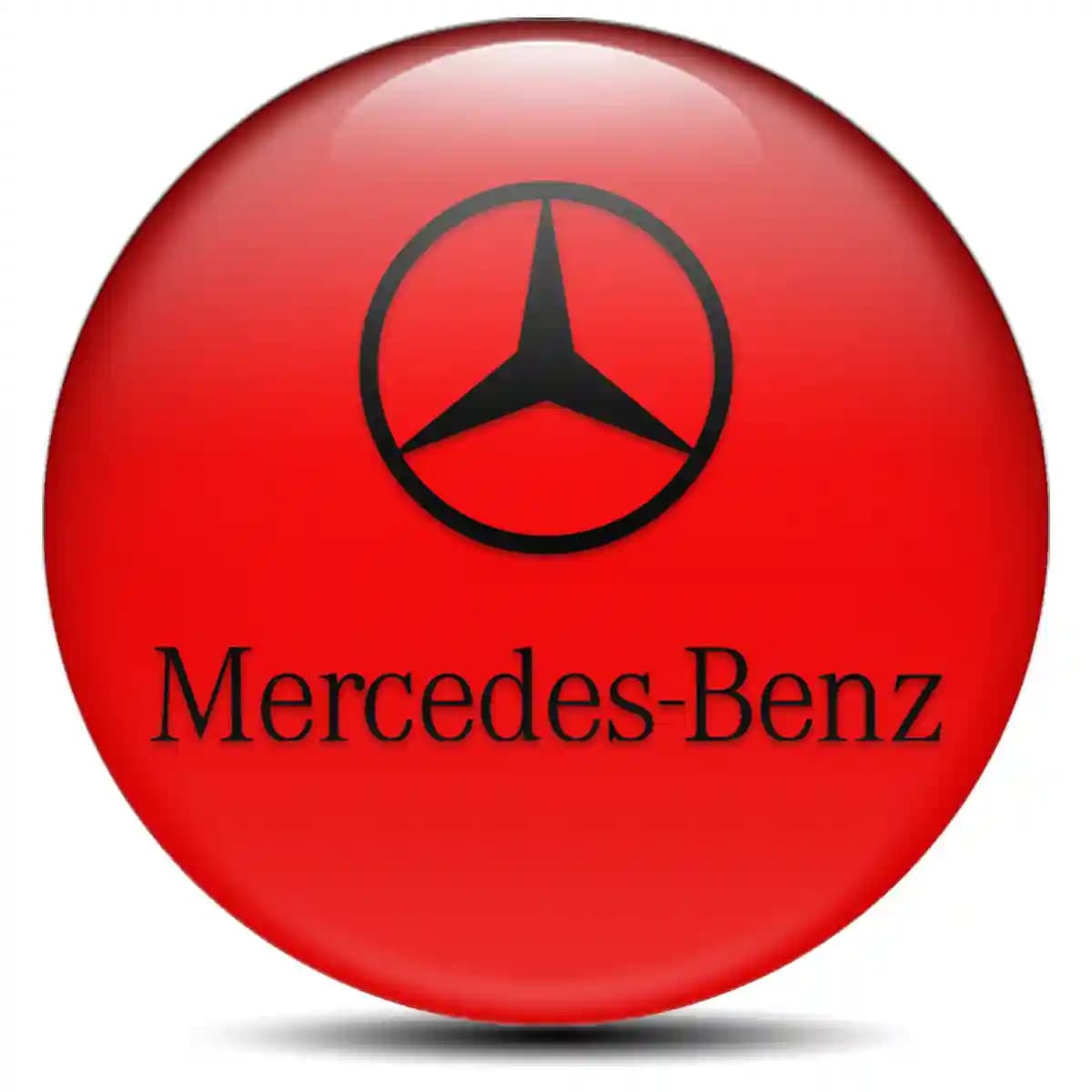 Mercedes Emblem Badge Self-Adhesive Stylish Design