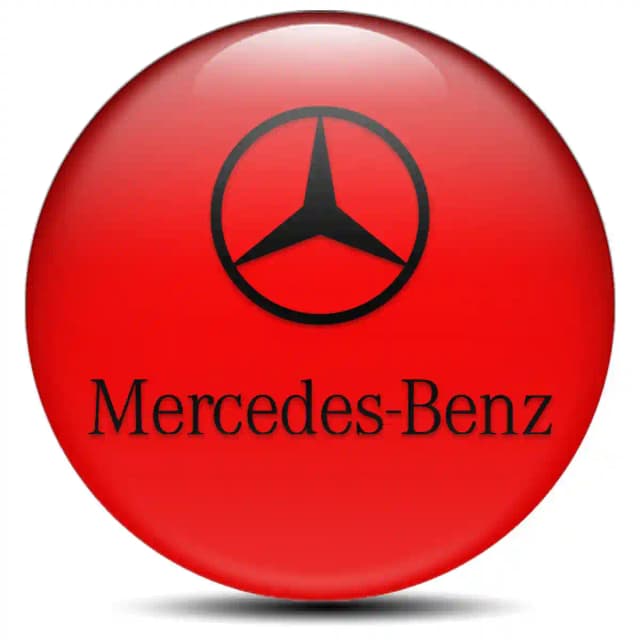 Mercedes Emblem Badge Self-Adhesive Stylish Design