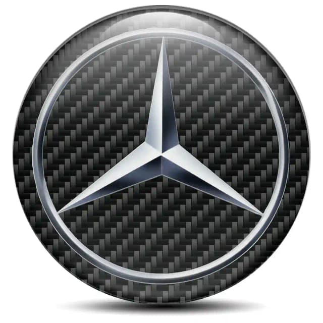 Mercedes Emblem Center Hub Cap Self-Adhesive High Quality