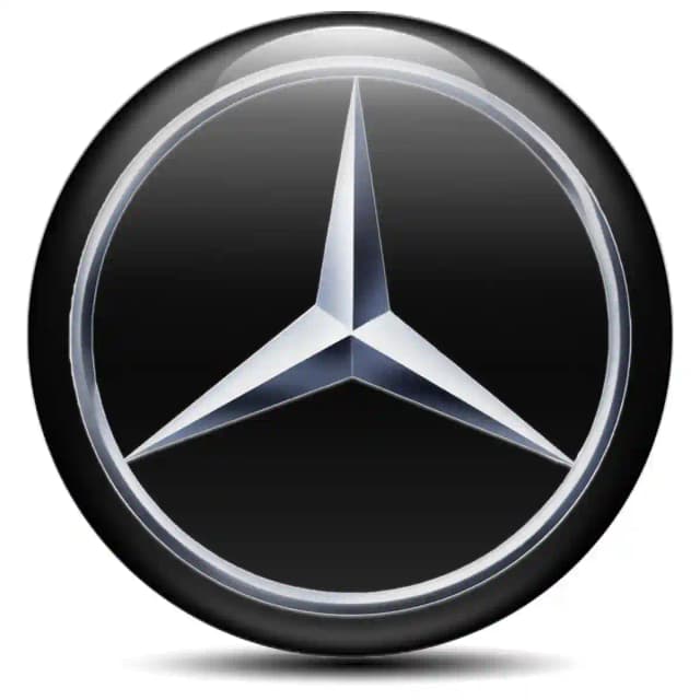 Mercedes Emblem Center Hub Cap Self-Adhesive Stylish Design
