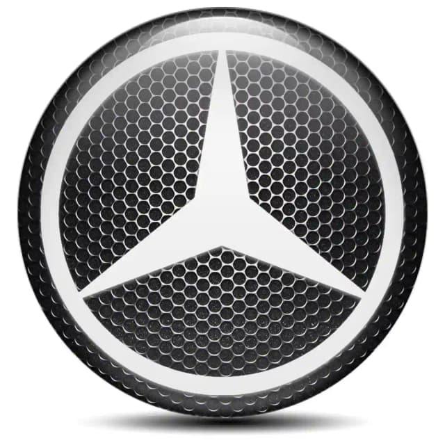 Mercedes Emblem Center Hup Cap Stylish Design