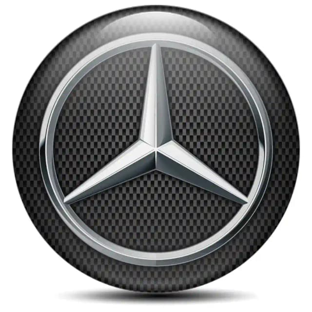 Mercedes Emblem Epoxy Self-Adhesive High Quality