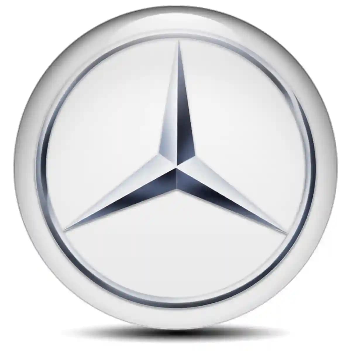 Mercedes Emblem Epoxy Self-Adhesive Stylish Design
