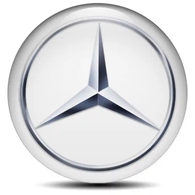 Mercedes Emblem Epoxy Self-Adhesive Stylish Design