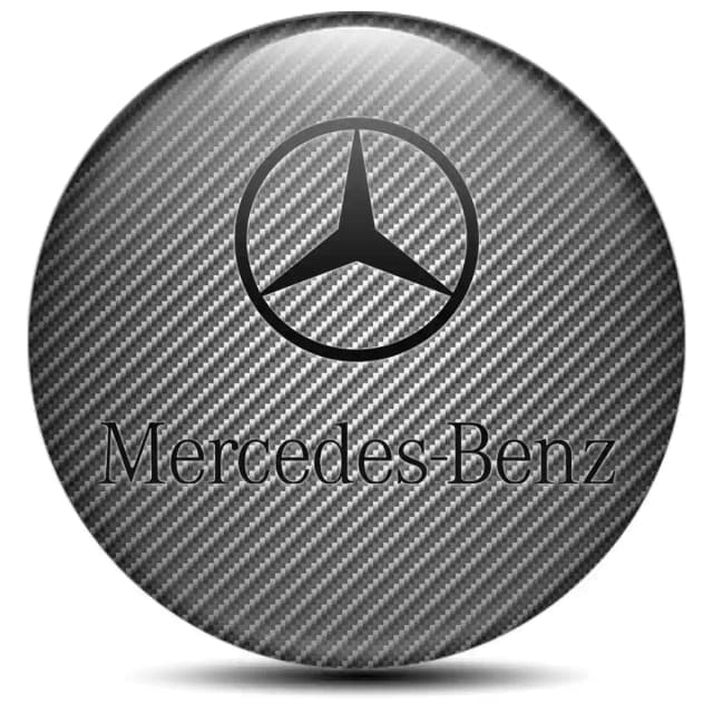 Mercedes Emblem Wheel Center Caps Stylish Design