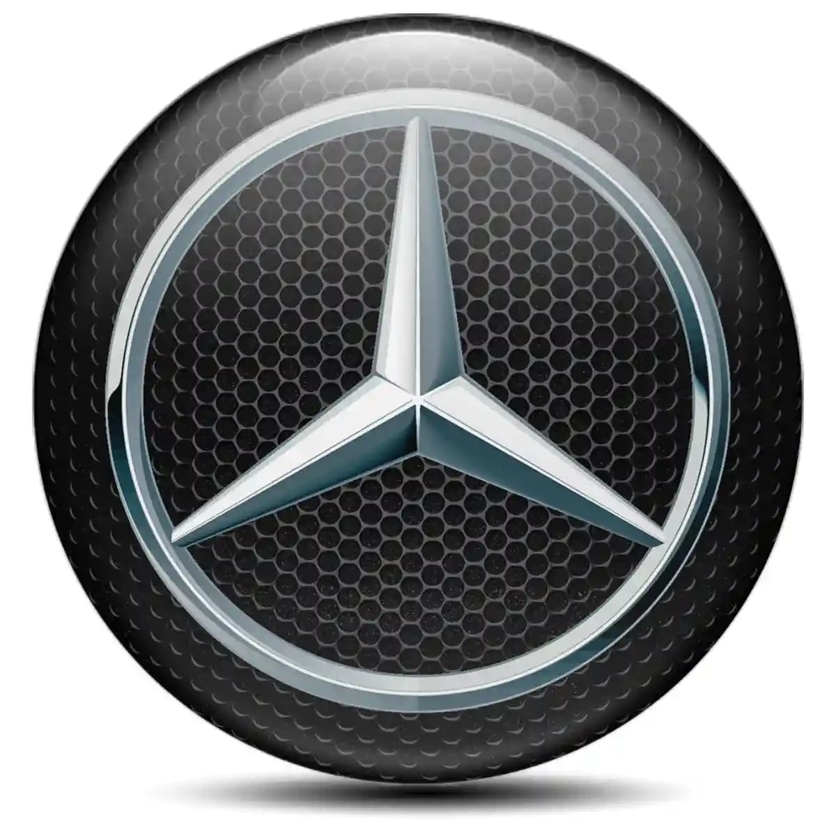 Mercedes Epoxy Sticker High Quality