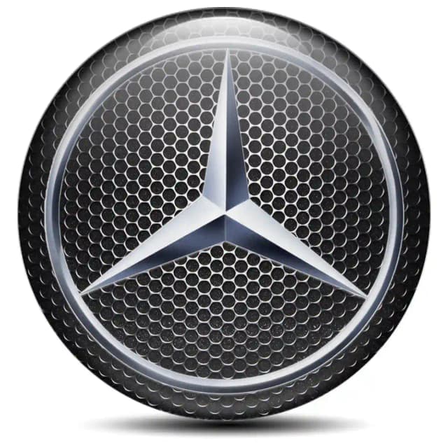 Mercedes Sticker Epoxy 3D Gel High Quality