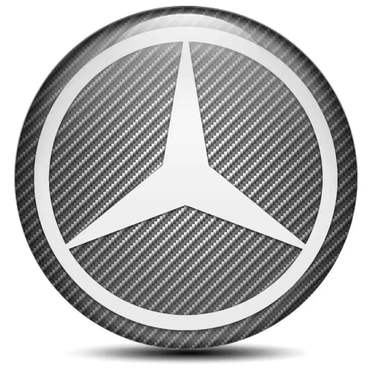 Mercedes Sticker Epoxy 3D Gel Stylish Design