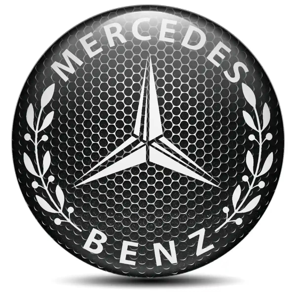 Mercedes Wheel Emblems Stylish Design