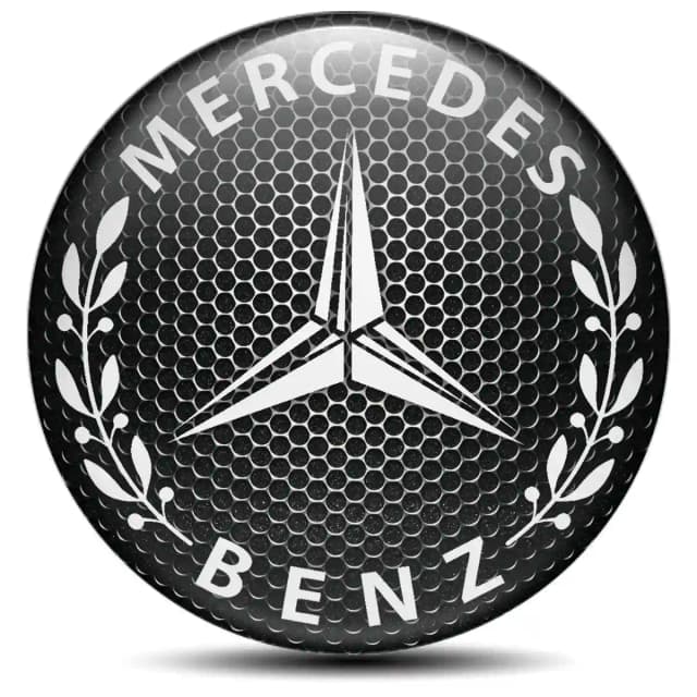 Mercedes Wheel Emblems Stylish Design