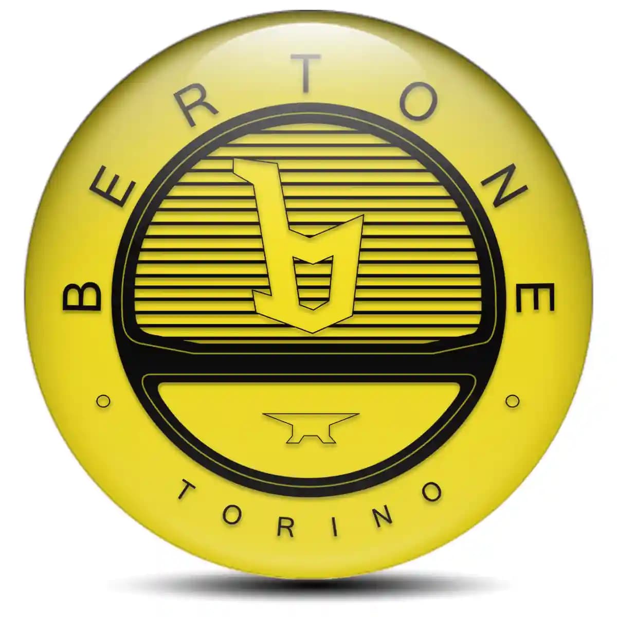 Opel Bertone Domed Emblem Self-Adhesive Stylish Design