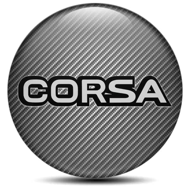 Opel Corsa Wheel Emblem Self-Adhesive Stylish Design