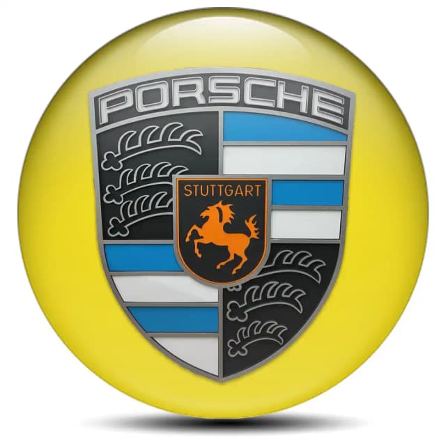 Porsche Badge Emblems Center Cap Premium Edition