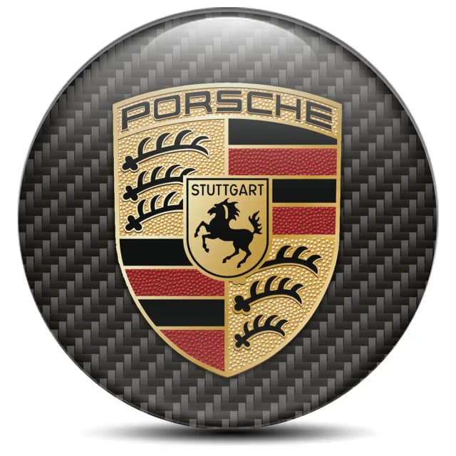 Porsche Badge Emblems Center Cap Stylish Design