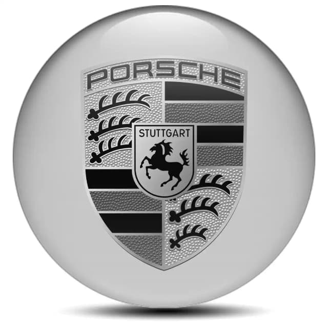 Porsche Domed Emblem High Quality