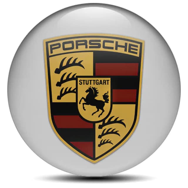 Porsche Domed Emblem Premium Resin