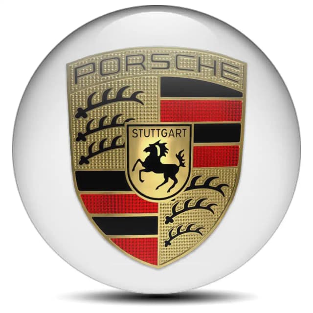 Porsche Domed Sticker Premium Edition