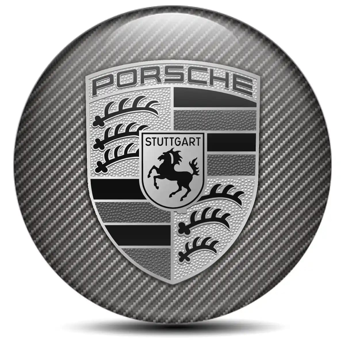 Porsche Emblem Badge Self-Adhesive Premium Edition