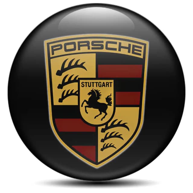 Porsche Emblem Center Hub Cap Self-Adhesive Stylish Design
