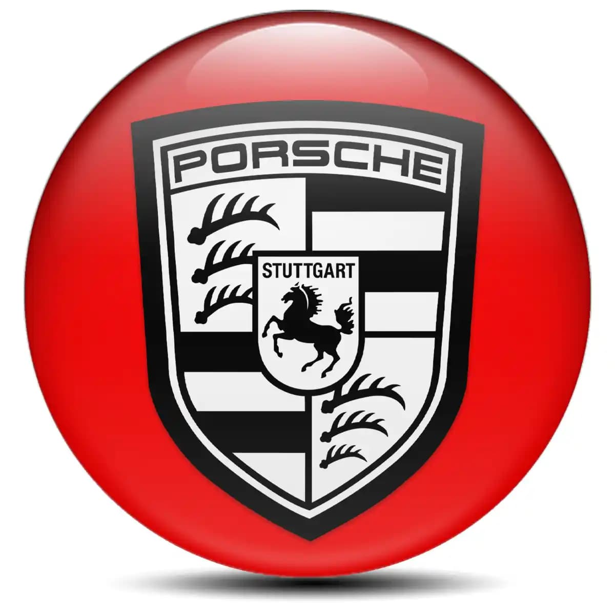 Porsche Emblem Center Hup Cap High Quality