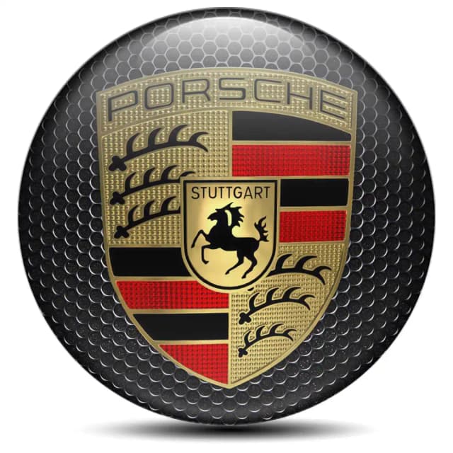 Porsche Emblem Center Hup Cap Premium Edition