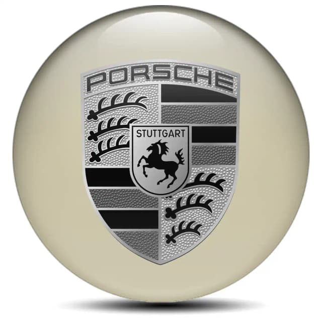 Porsche Emblem Epoxy Self-Adhesive Premium Edition