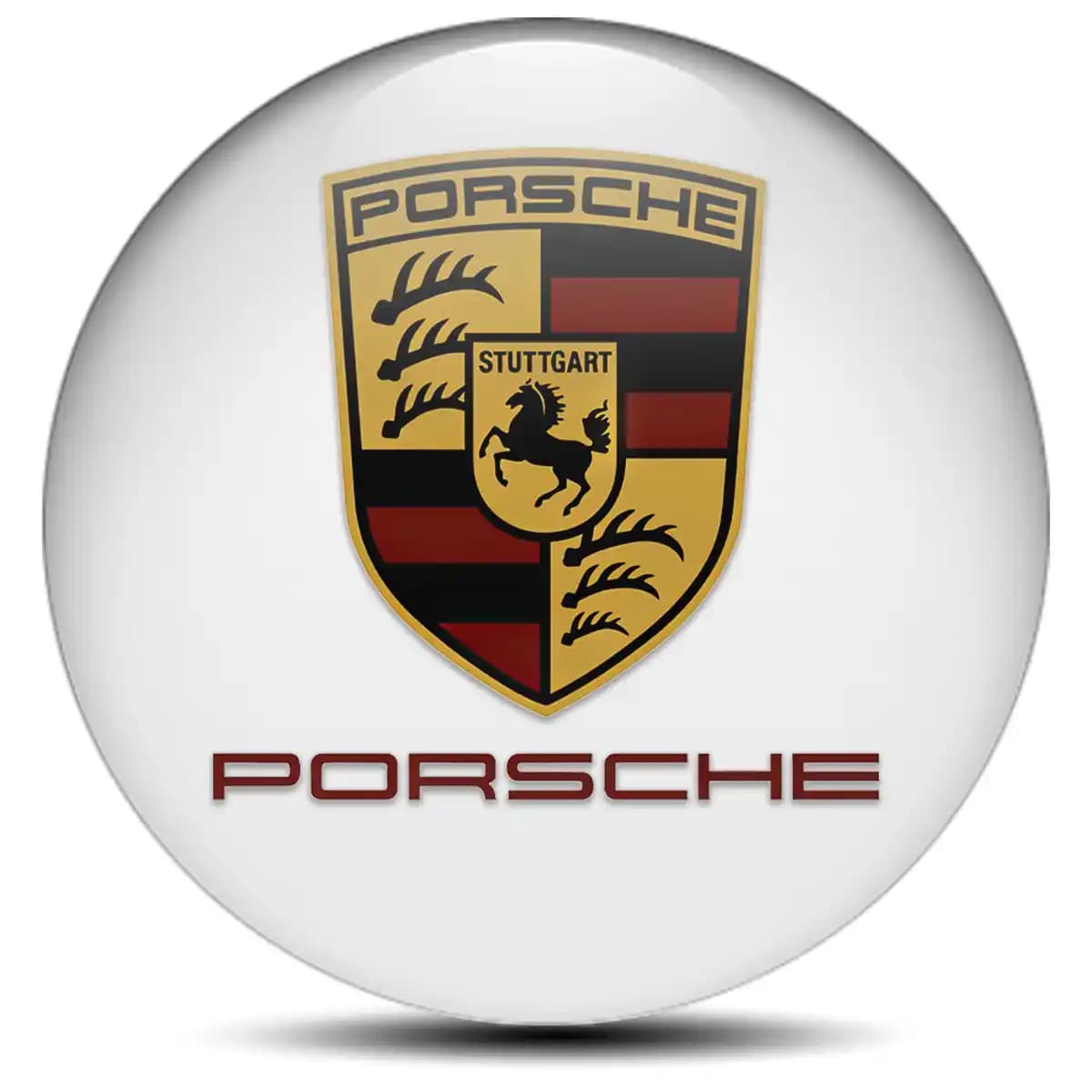 Porsche Emblem Wheel Center Caps Stylish Design