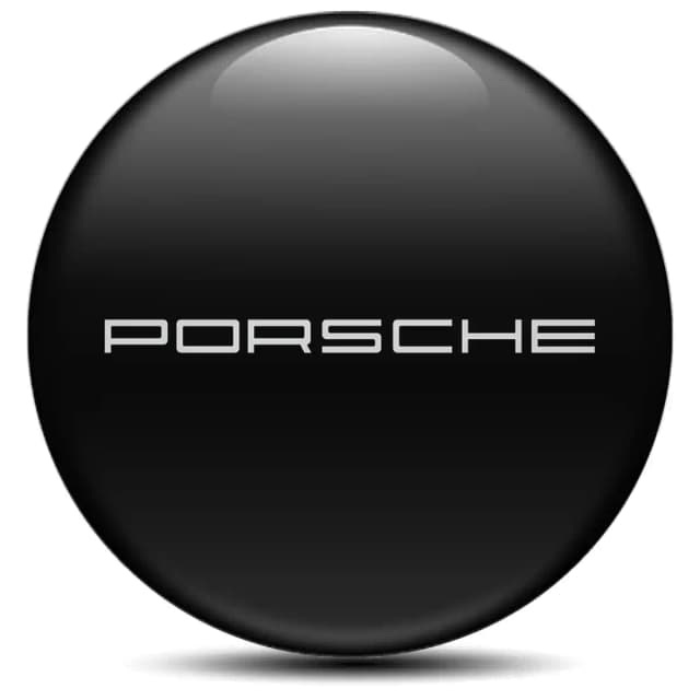 Porsche Logo Emblem Self-Adhesive Premium Edition