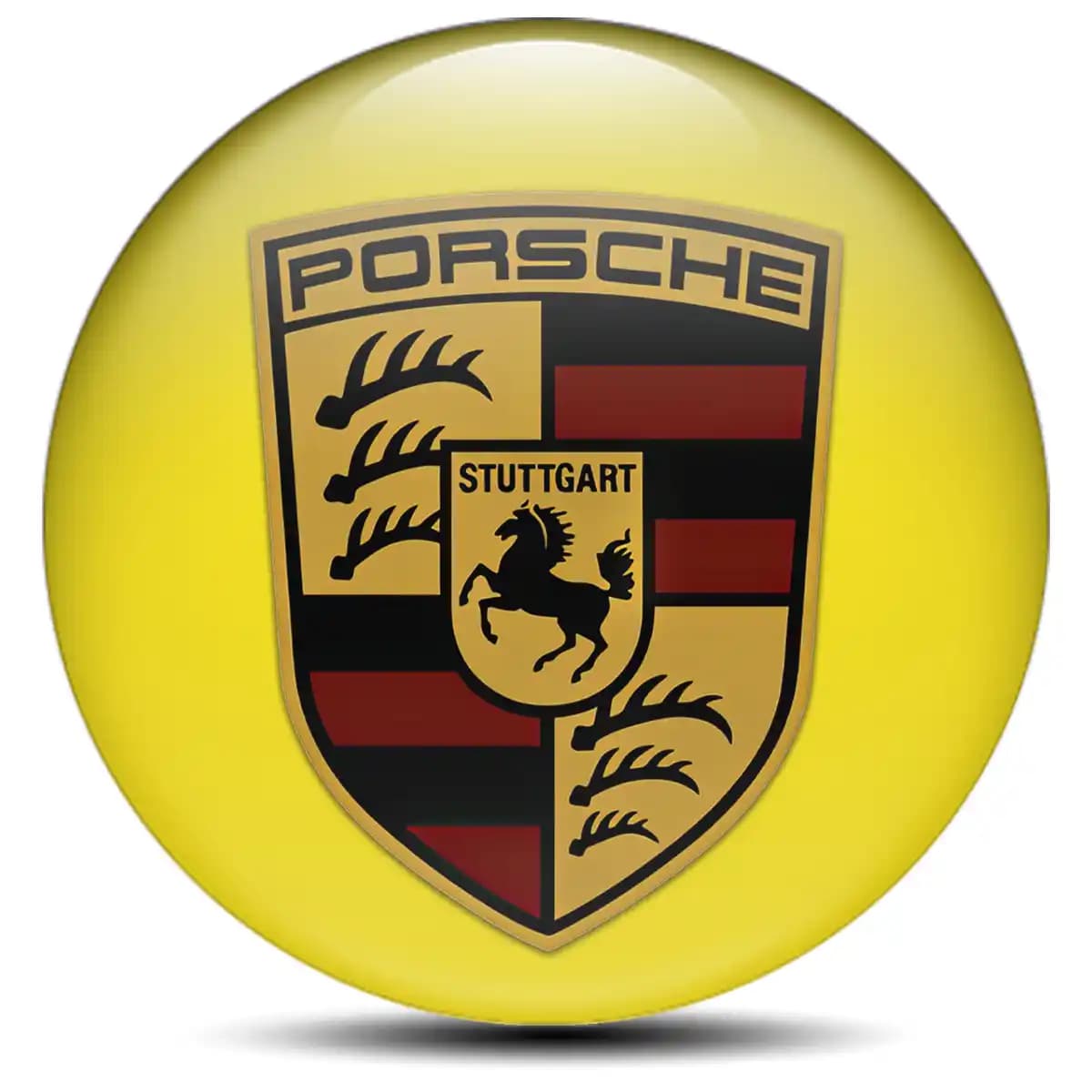 Porsche Logo Emblem Self-Adhesive Stylish Design