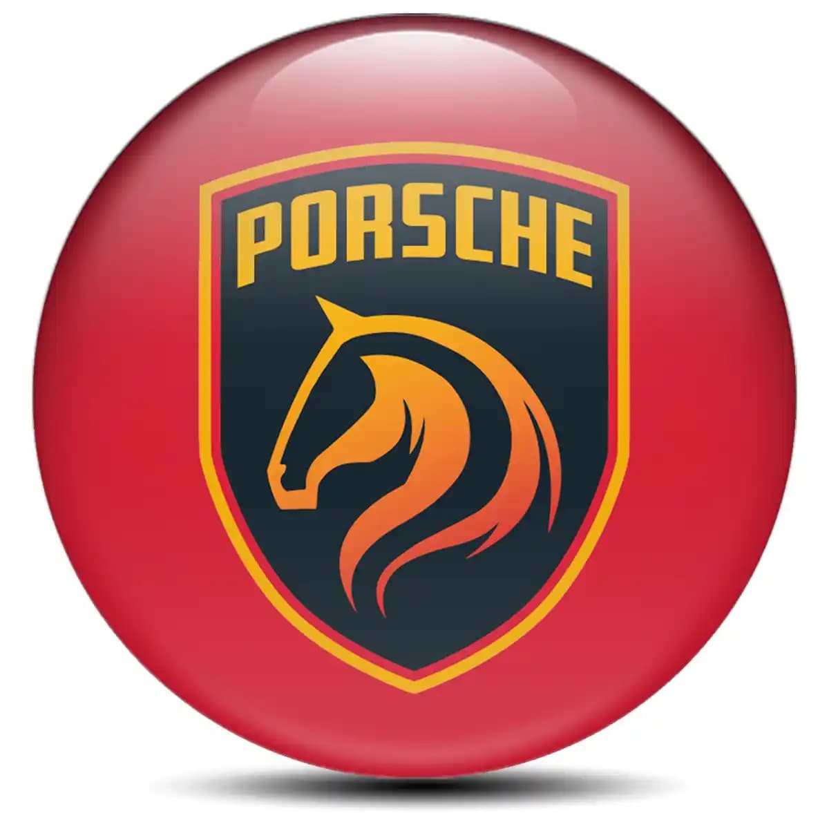 Porsche Logo Sticker Premium Edition