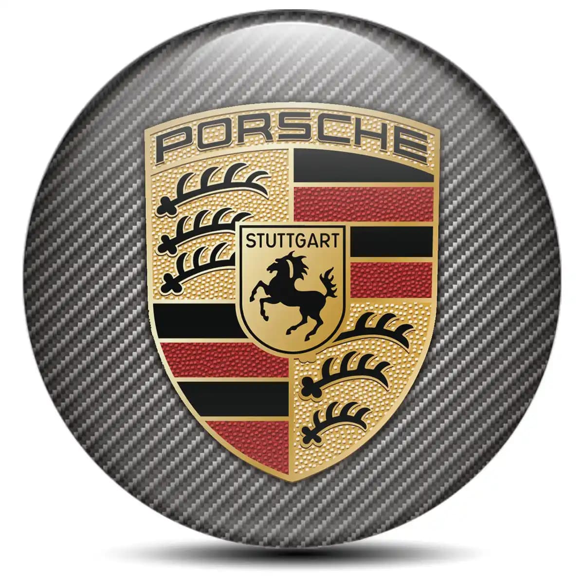 Porsche Logo Sticker Stylish Design