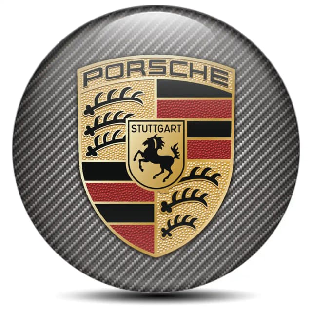 Porsche Logo Sticker Stylish Design