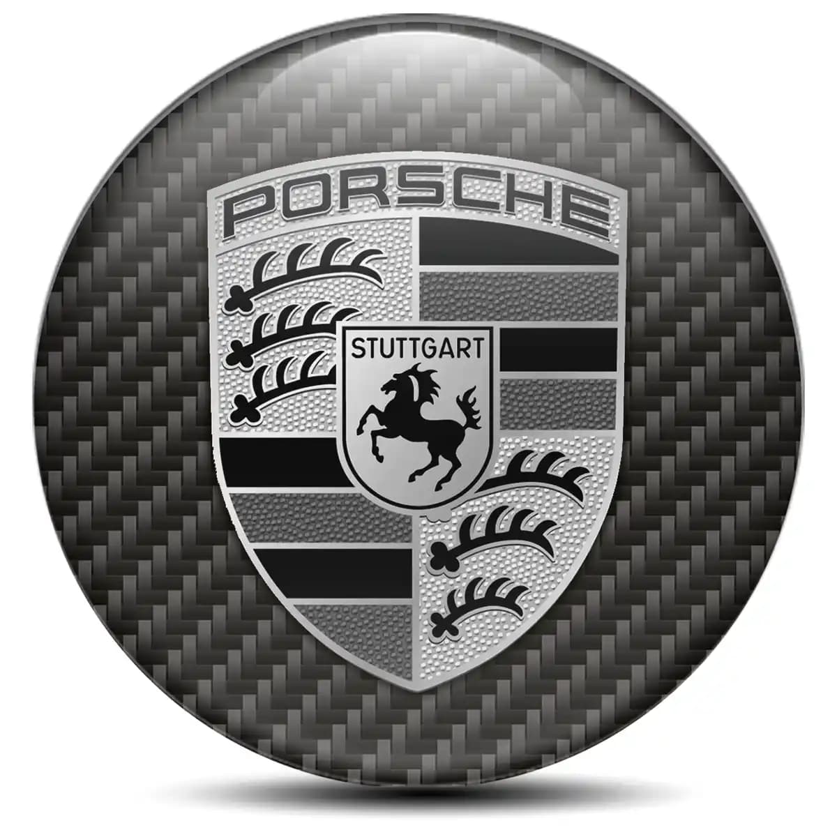 Porsche Sticker Epoxy 3D Gel High Quality