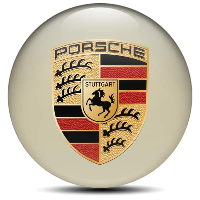 Porsche Sticker Epoxy 3D Gel Premium Edition