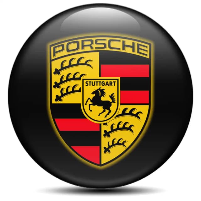 Porsche Wheel Emblem Self-Adhesive Premium Edition