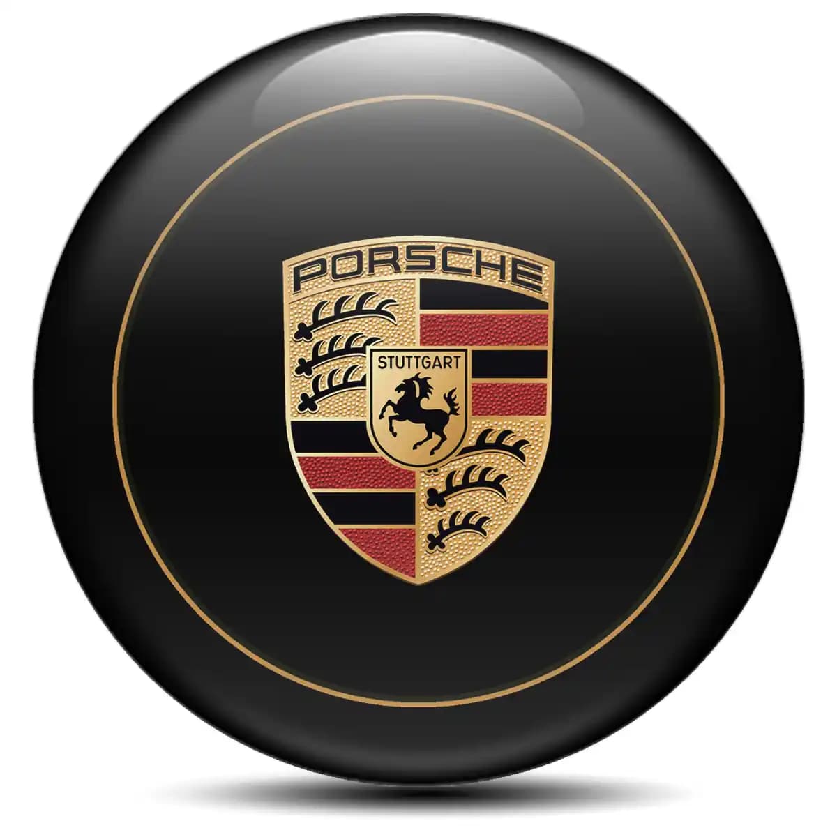 Porsche Wheel Emblems Premium Quality