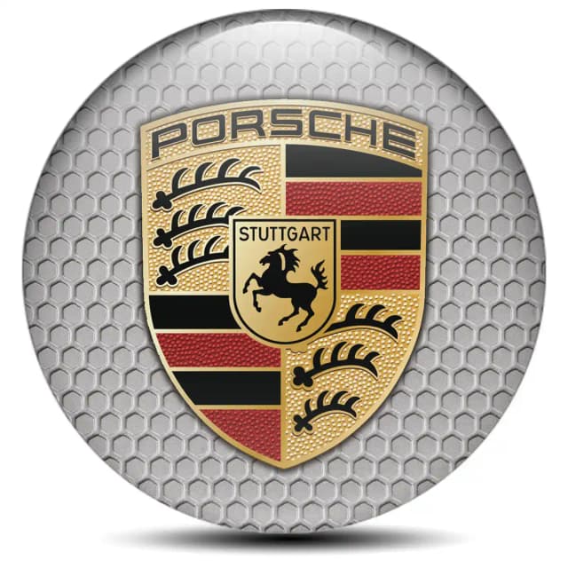 Porsche Wheel Emblems Stylish Design