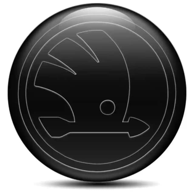 Skoda Domed Emblem Self-Adhesive High Quality