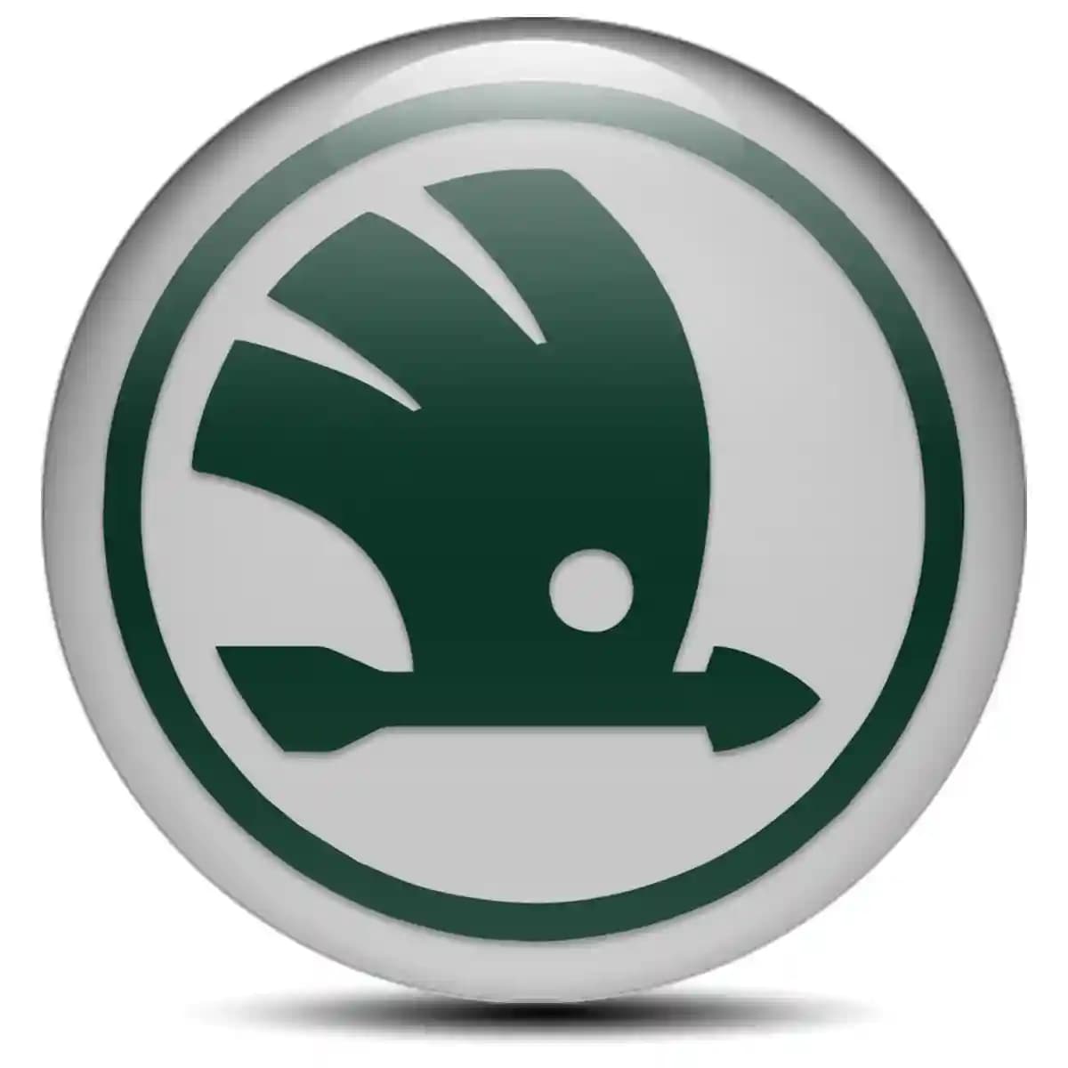 Skoda Domed Emblem Self-Adhesive Stylish Design