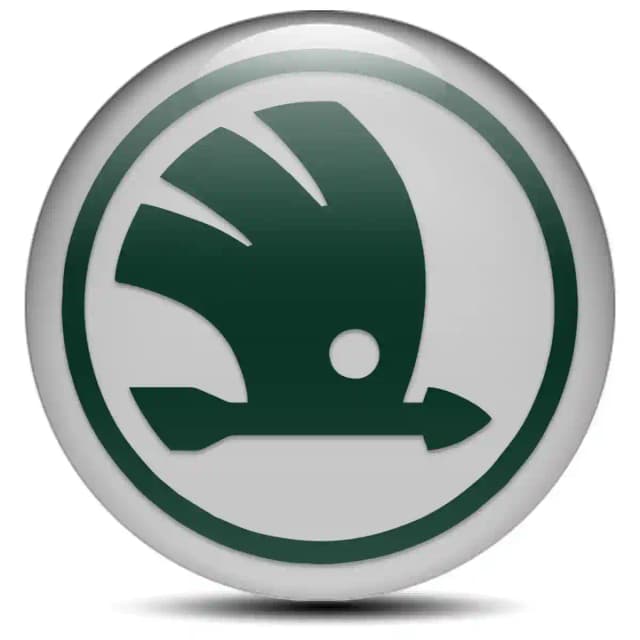 Skoda Domed Emblem Self-Adhesive Stylish Design