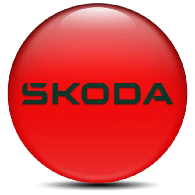 Skoda Domed Sticker High Quality