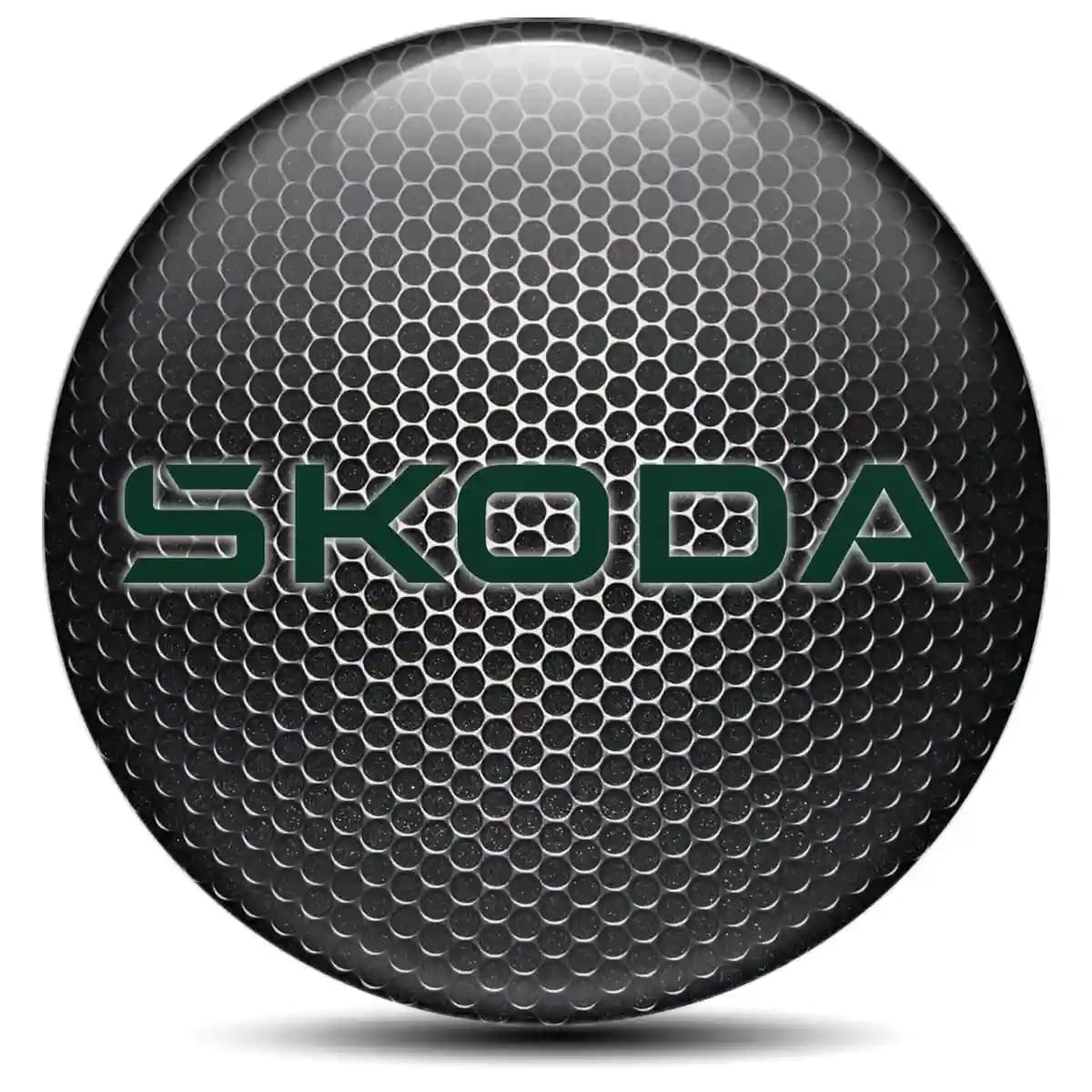 Skoda Domed Sticker Self-Adhesive High Quality